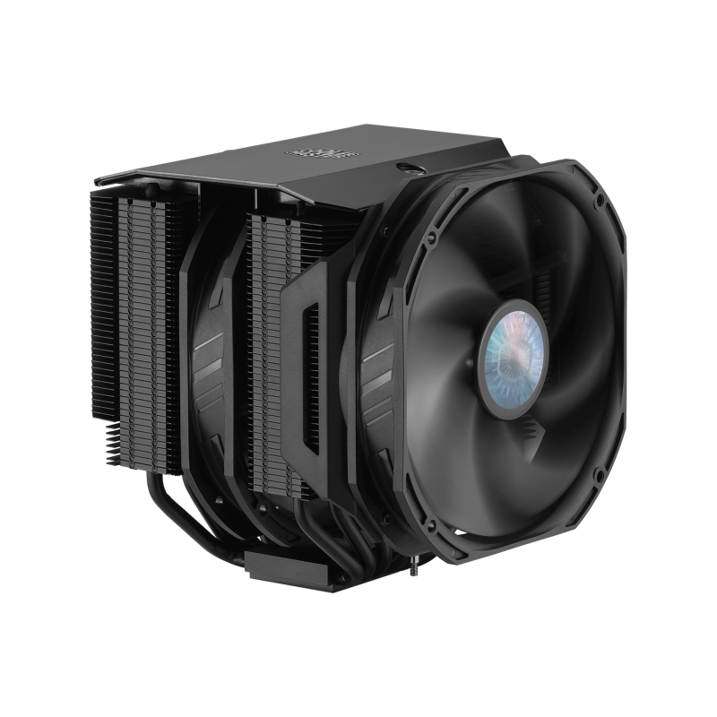Cooler Master MAM D6PS 314PK R1 CM MA624 Stealth CPU Cooler - High Performance Air Cooler for Intel/AMD CPUs, Quiet 120mm Fan, 5-Year Warranty - Perfect for Gaming PCs, Workstations & Overclocking