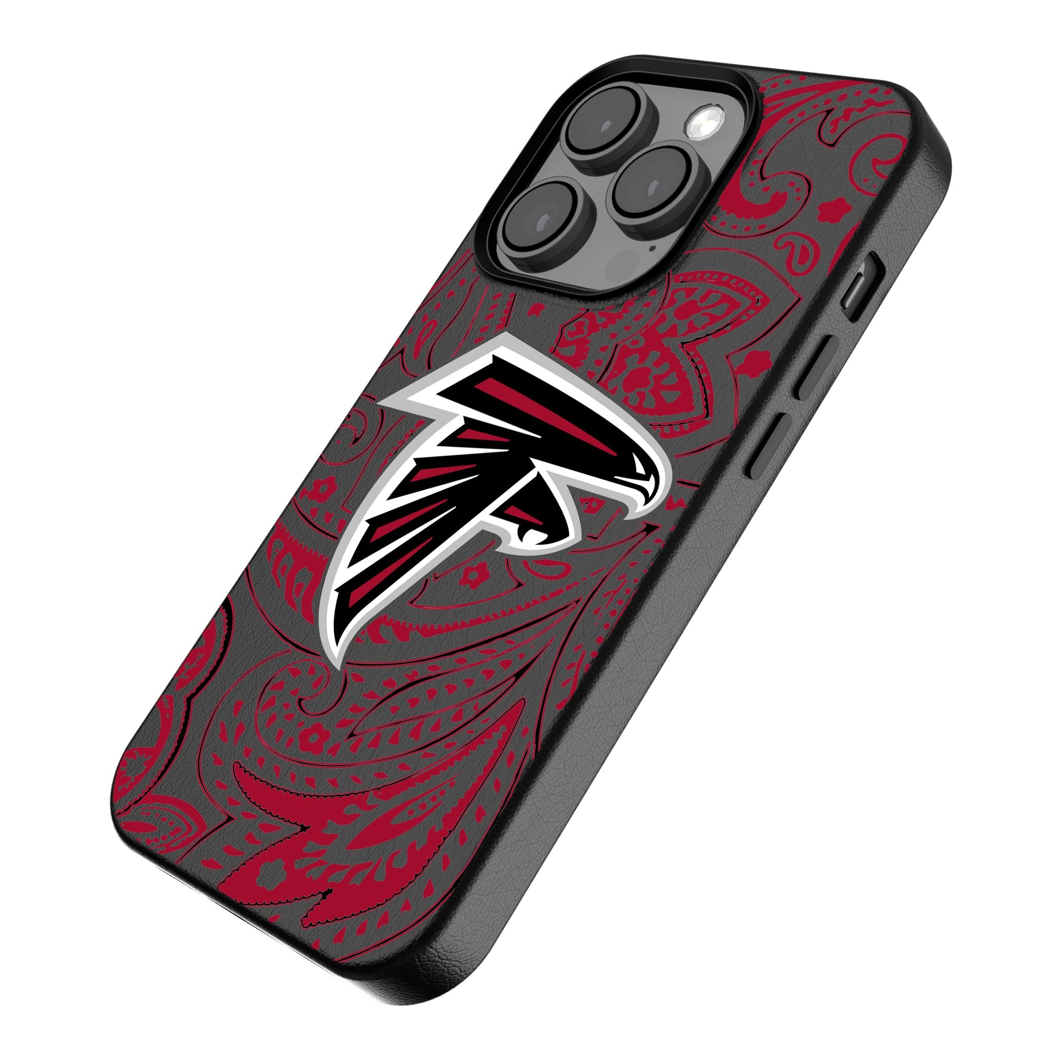Atlanta Falcons Paisley MagSafe Compatible iPhone Case for iPhone 14/13/12 Pro Max - Durable Protective Cover for Sports Fans & Game Day Outfits