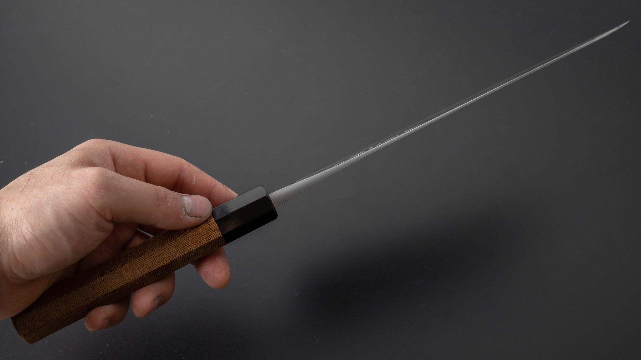 Premium Jiro Tsuchime Wa Gyuto 225mm Japanese Chef Knife with Taihei Tagayasan Handle (#368) - Perfect for Sushi, Sashimi & Precision Cutting in Professional Kitchens