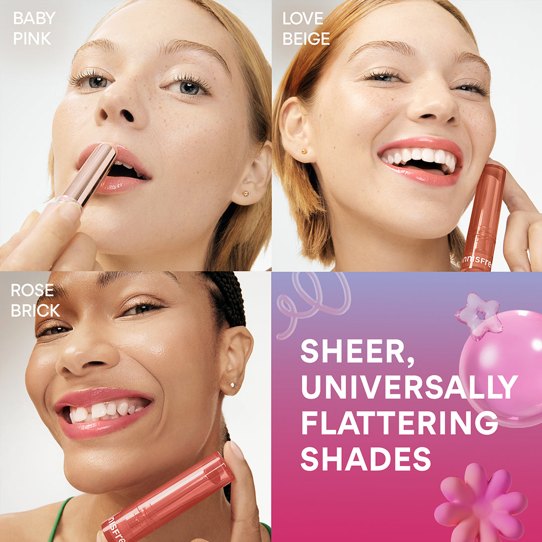 Tinted Lip Balm Trio - Hydrating & Nourishing Lip Care Set for Dry Lips | Perfect for Daily Moisture, Natural Makeup Look & On-The-Go Use