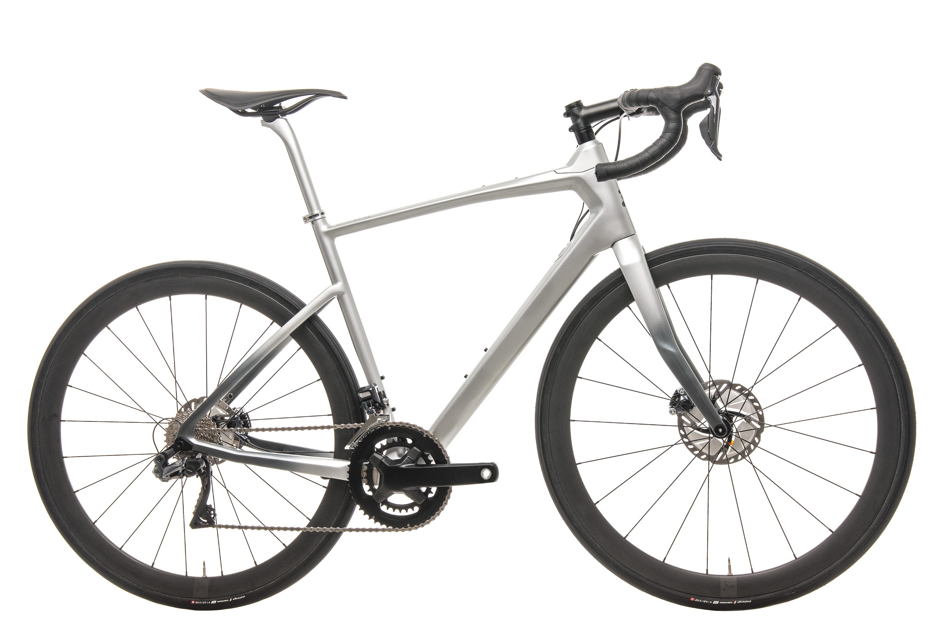 Argon 18 Krypton GF Disc Di2 Road Bike - Mercedes Benz Inspired Silver Finish, Medium Size (2019 Model) | Perfect for Racing, Commuting & Endurance Cycling