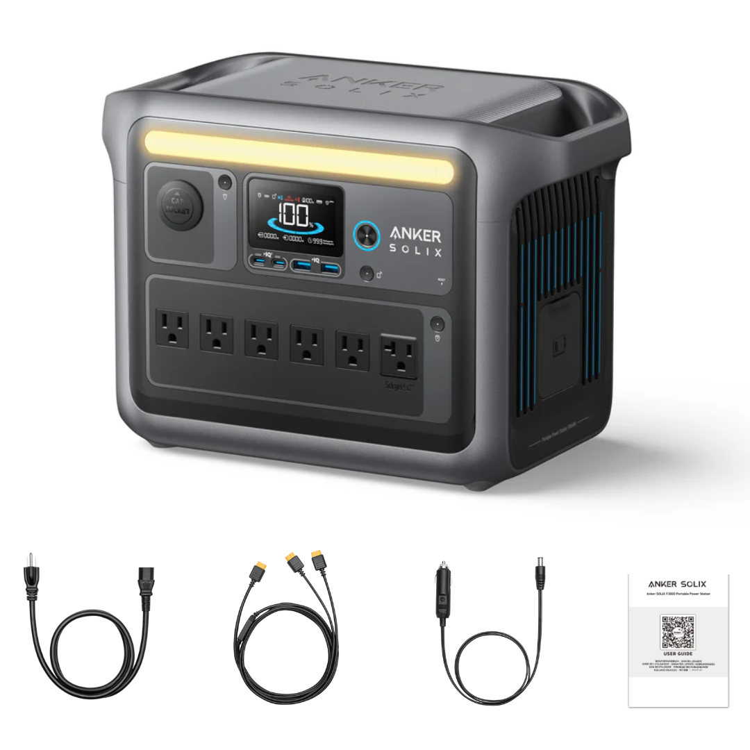 Anker SOLIX C1000X Portable Power Station 1056Wh 1800W - Reliable Backup Power for Camping, Emergencies & Outdoor Adventures
