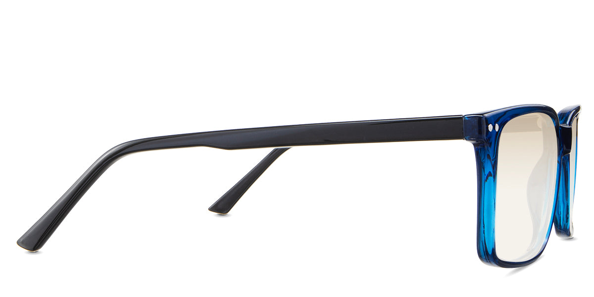 Dante Men's Prescription Tinted Glasses - UV Protection & Blue Light Blocking for Outdoor & Digital Screen Use
