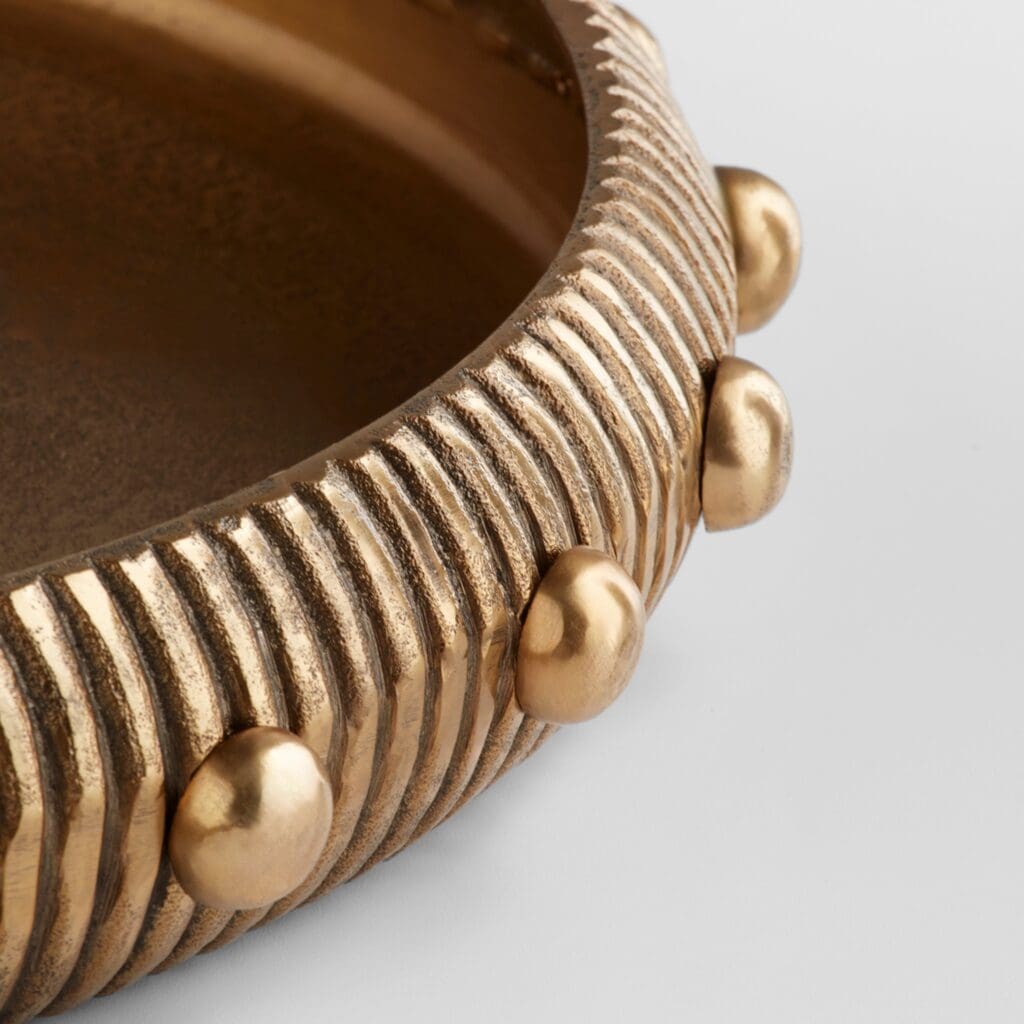 Antique Brass Large Batten Tray by Cyan Design 11698 - Perfect for Home Decor, Dining Table Centerpiece & Gift Giving