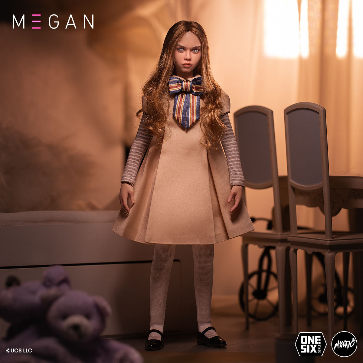 M3gan 1/6 Scale Collectible Action Figure - Highly Detailed Movie Replica for Display & Collection - Perfect for Horror Fans & Pop Culture Enthusiasts