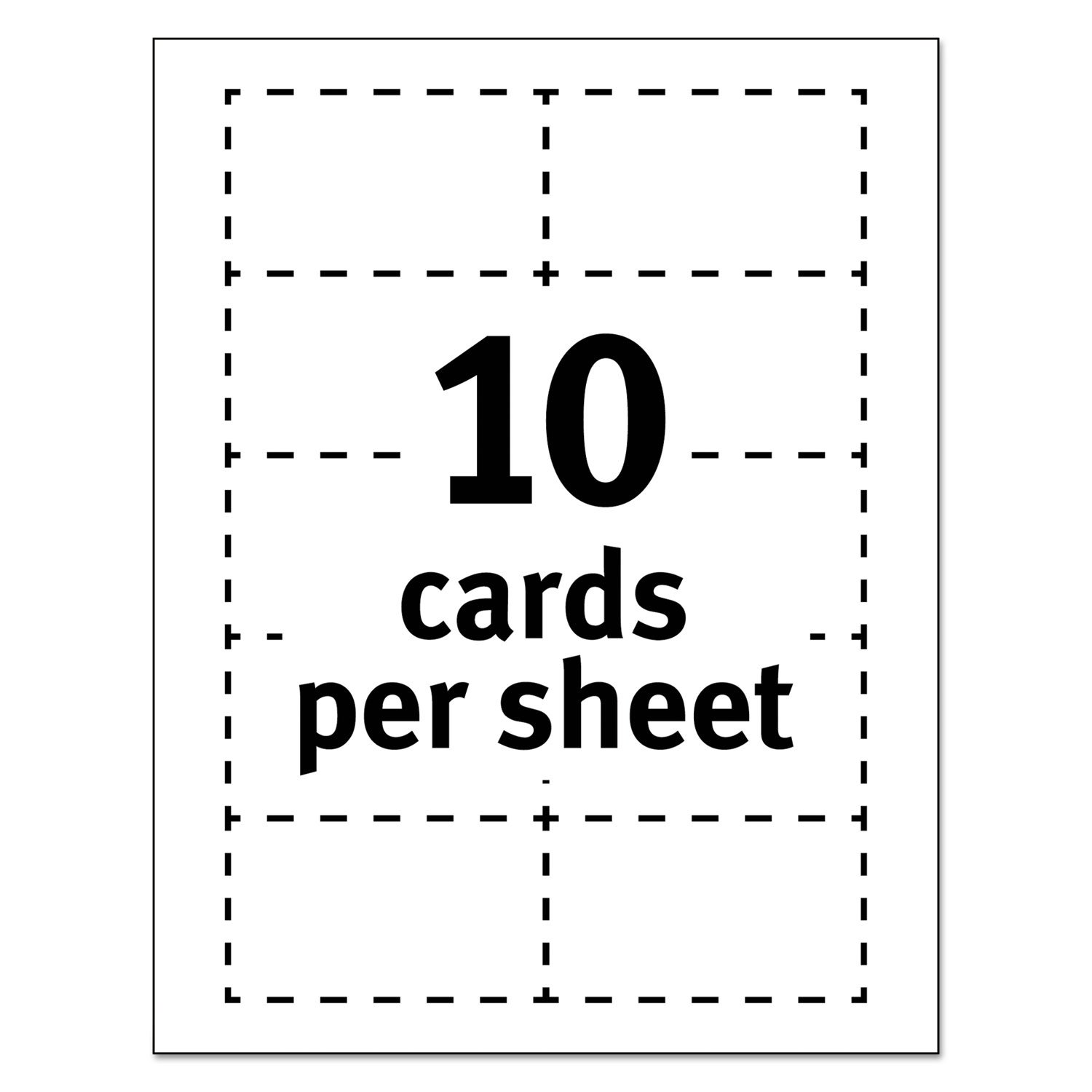 Avery Clean Edge Business Cards - 3.5