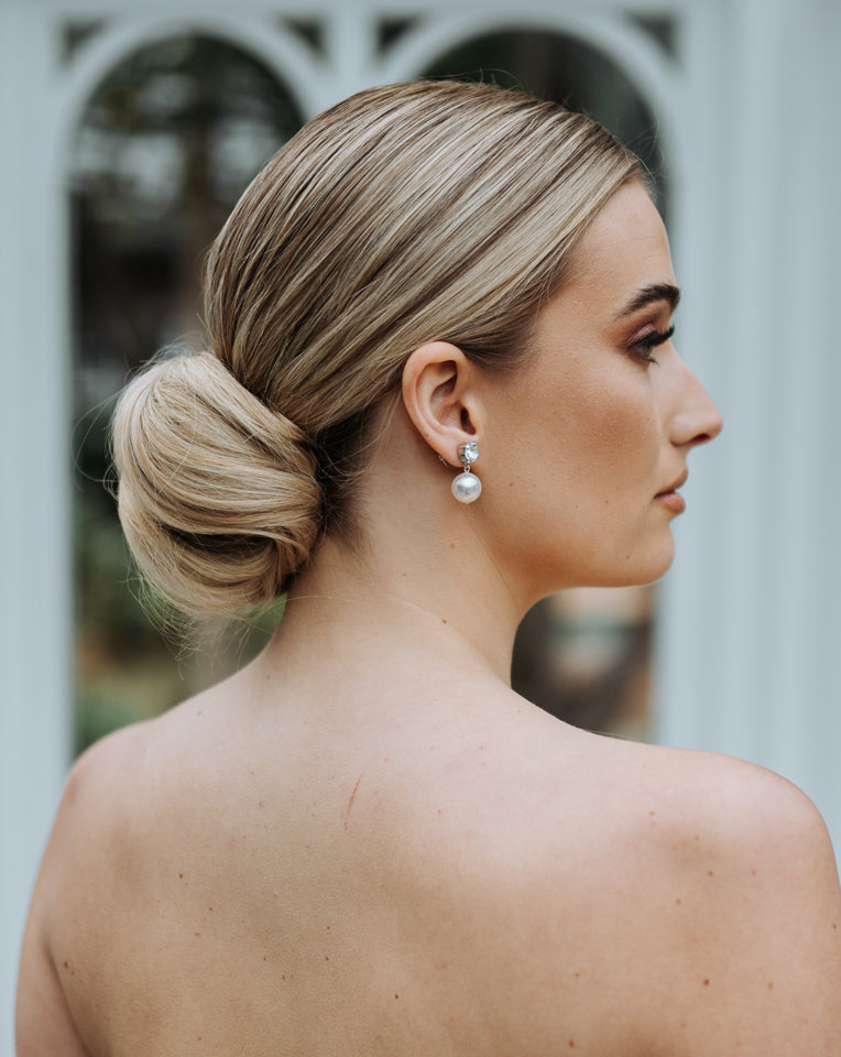 Elegant Pearl Drop Bridal Earrings - Tamara by Kezani | Wedding, Prom & Formal Occasion Jewelry