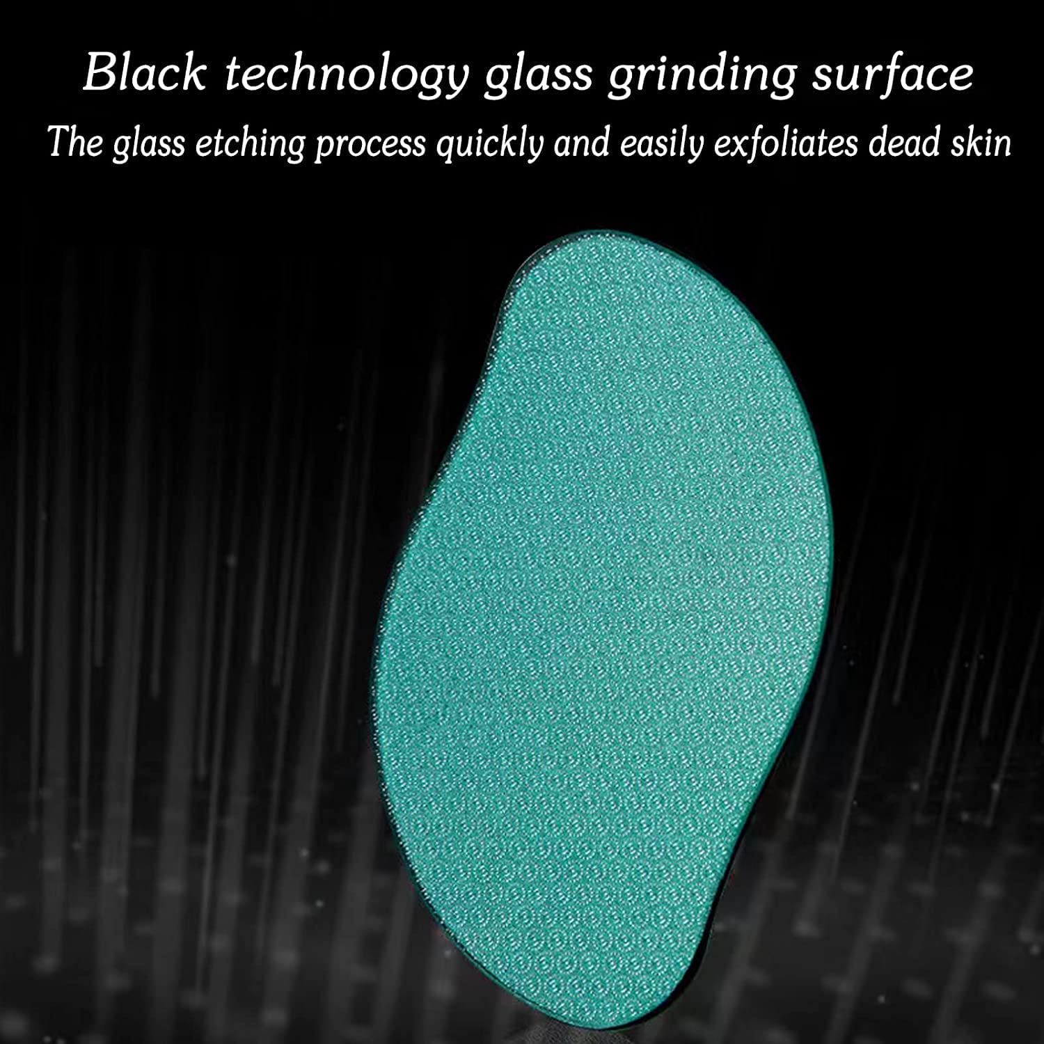 Scoovi Nano Crystal Glass Foot Grinder - Painless Callus Remover for Dry & Wet Use | Pedicure Tool for Dead Skin, Cracked Heels & Calluses | Perfect for Home Spa & Foot Care Routine