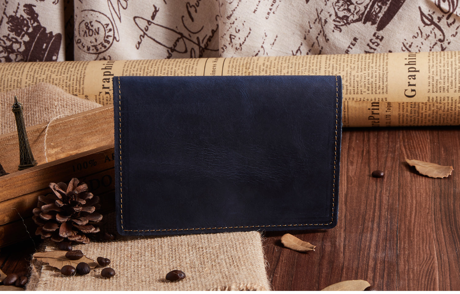 Premium Unisex Dual Fold Passport Holder - RFID Blocking Travel Wallet for Men & Women - Perfect for International Flights, Business Trips & Vacations