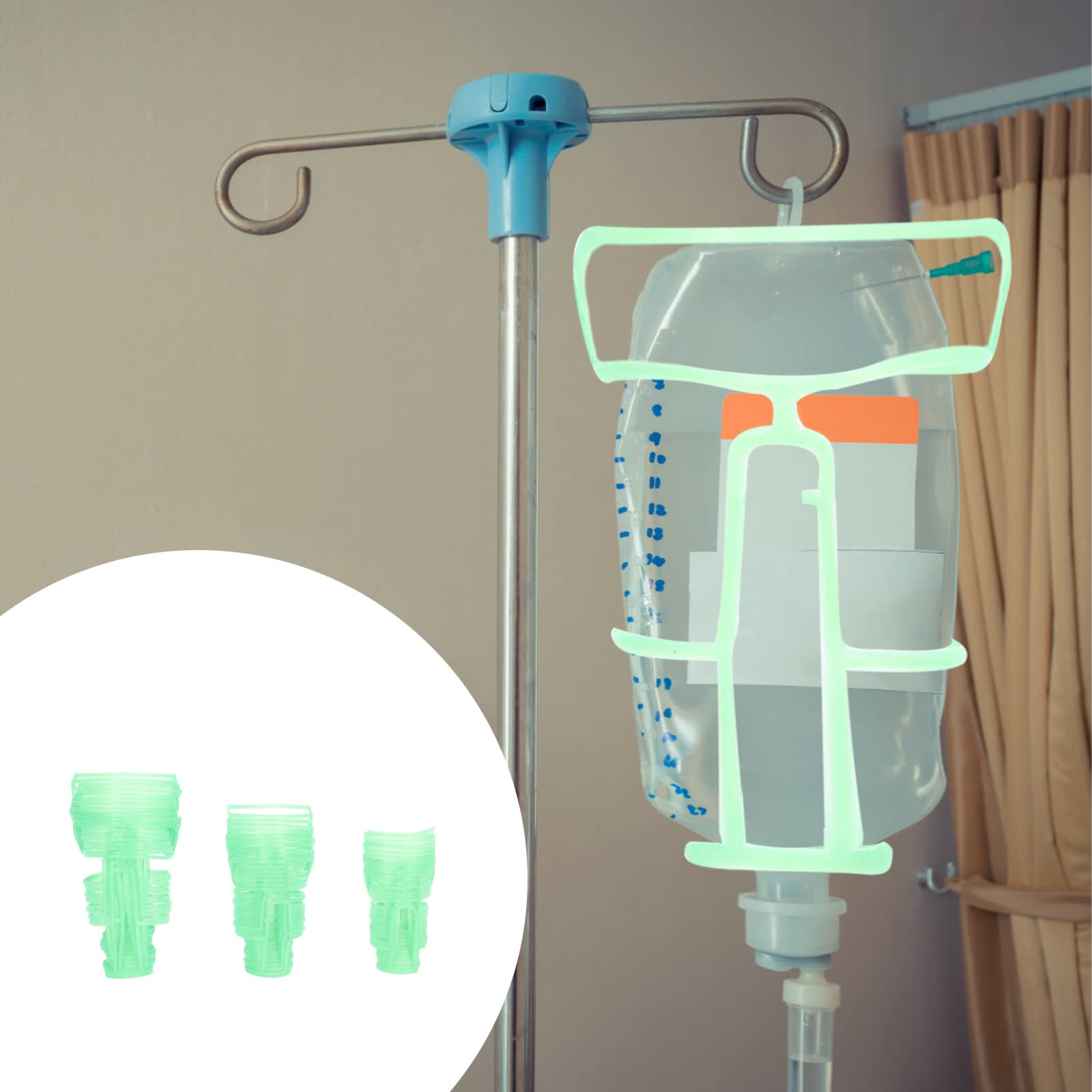 36pcs Infusion Bottle Hanging Nets - Saline Bottle Holders & Covers for IV Storage, Portable Medical Supplies - Perfect for Hospitals, Clinics, and Home Healthcare Use