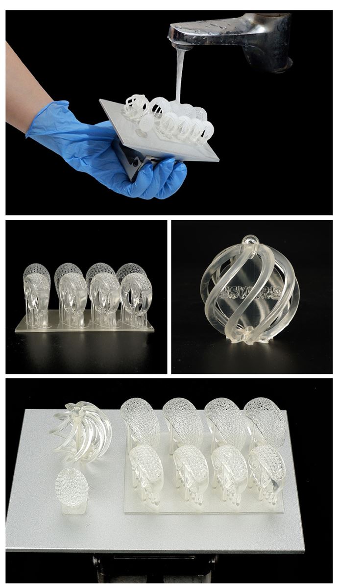 ESUN Water Washable Resin 1000g for LCD 3D Printing - High Precision, Low Odor, Fast Curing (Multiple Colors) - Perfect for Miniatures, Jewelry Making & Dental Models