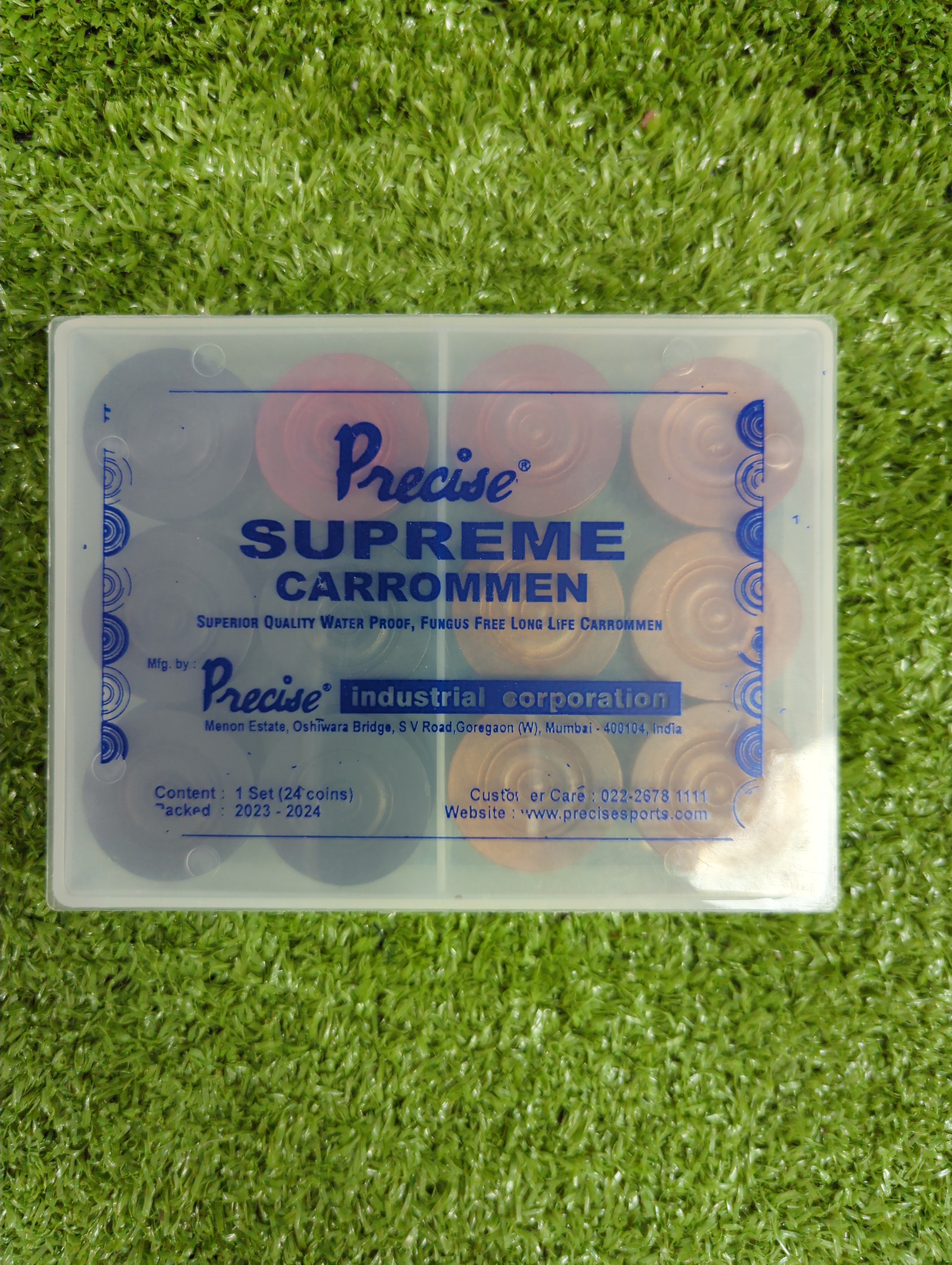 Premium Precision Carrom Coins Set - Professional Tournament Quality - Perfect for Family Game Nights & Competitive Play
