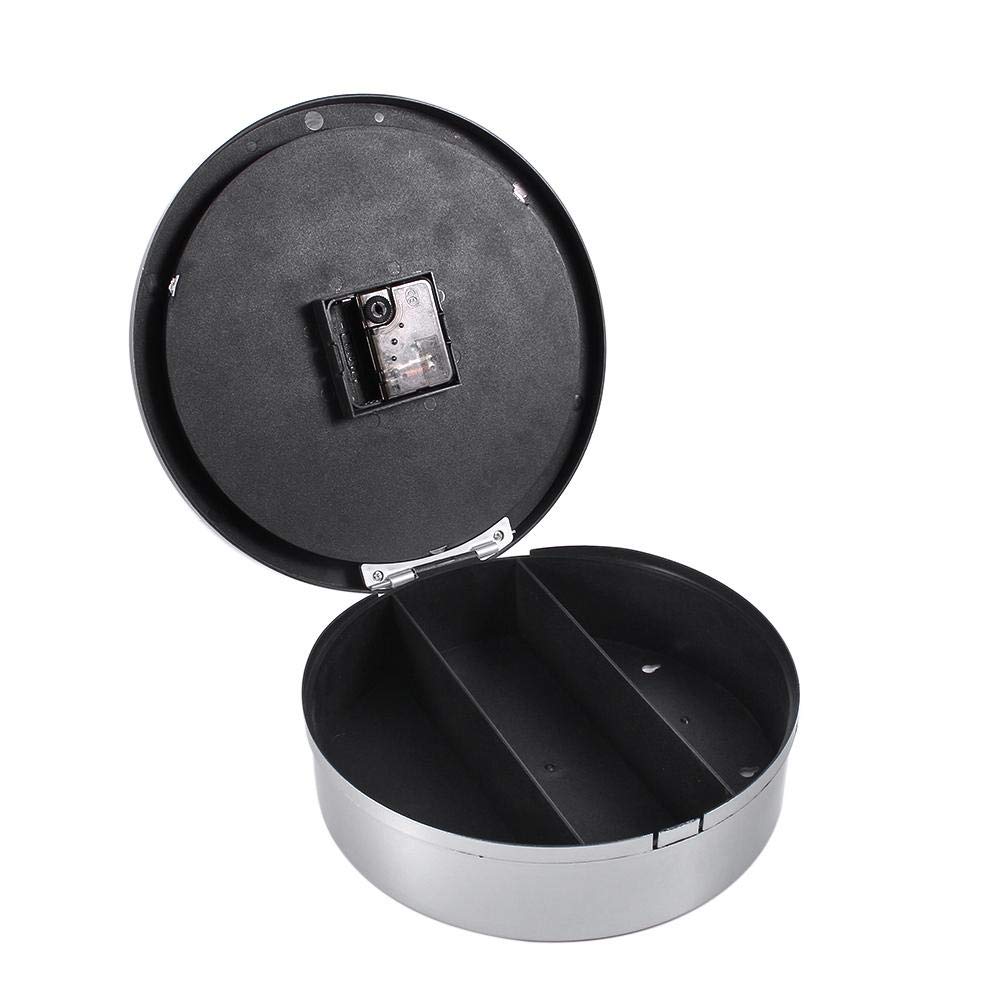 Hidden Wall Safe with Clock - Secret Home Security Safe for Jewelry, Cash & Credit Cards | Wall Mounted Home Improvement & DIY Security Solution for Bedroom, Office & Garage