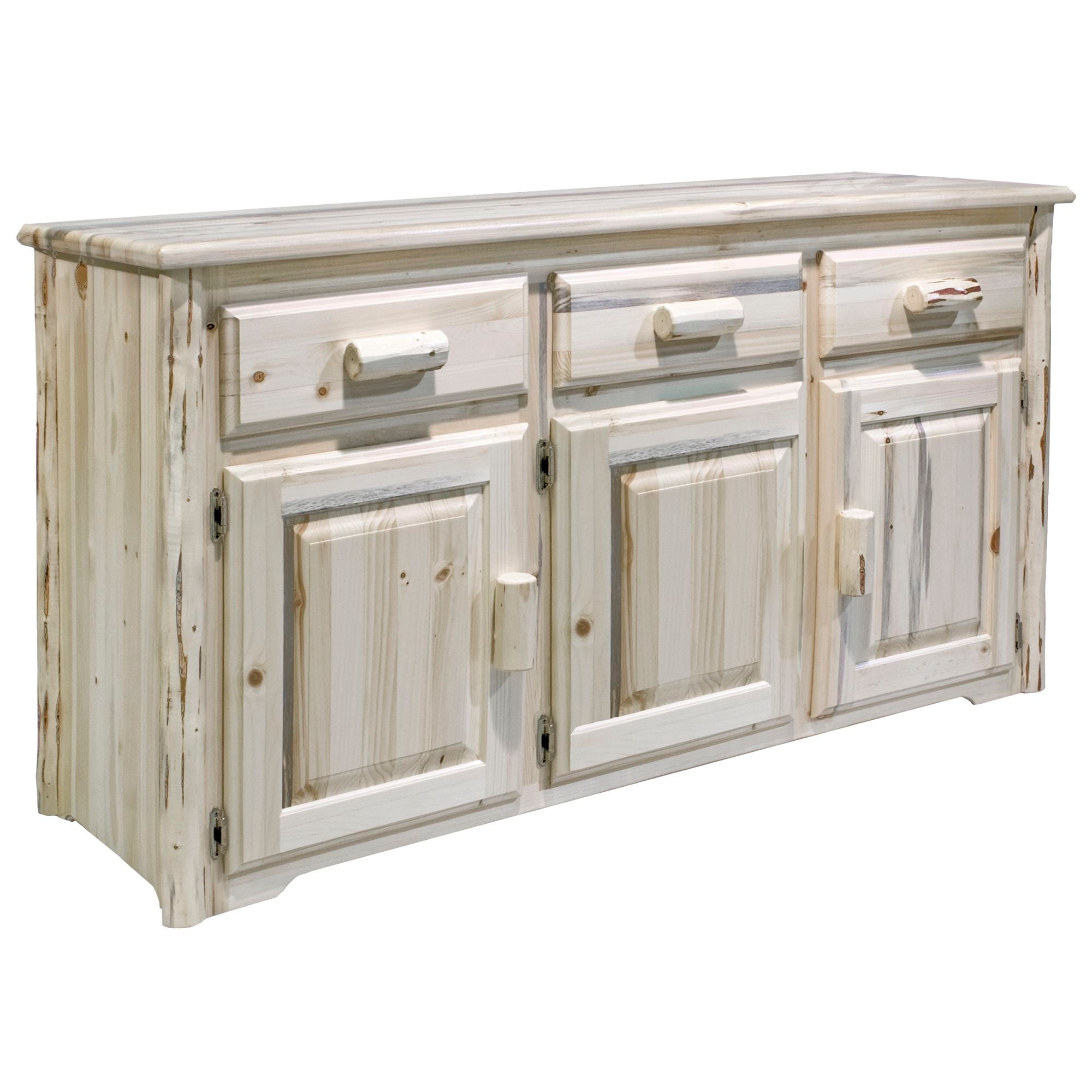 Montana Sideboard - Rustic Wood Buffet Cabinet with Storage for Dining Room, Living Room & Entryway | Farmhouse Style Furniture for Home Decor