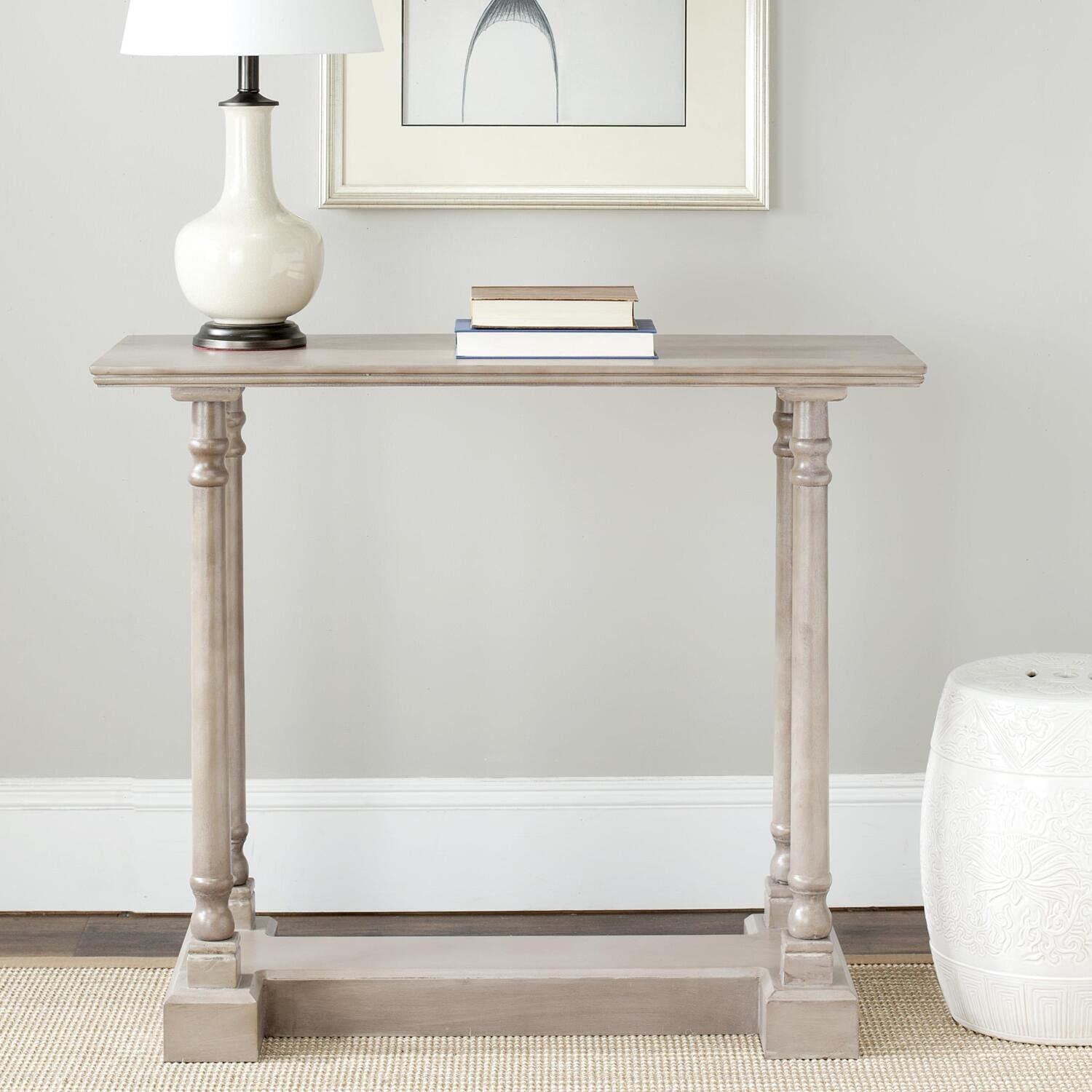 Safavieh American Homes Collection Regan Red Console Table - Elegant Entryway Furniture for Living Room, Hallway & Foyer Decor