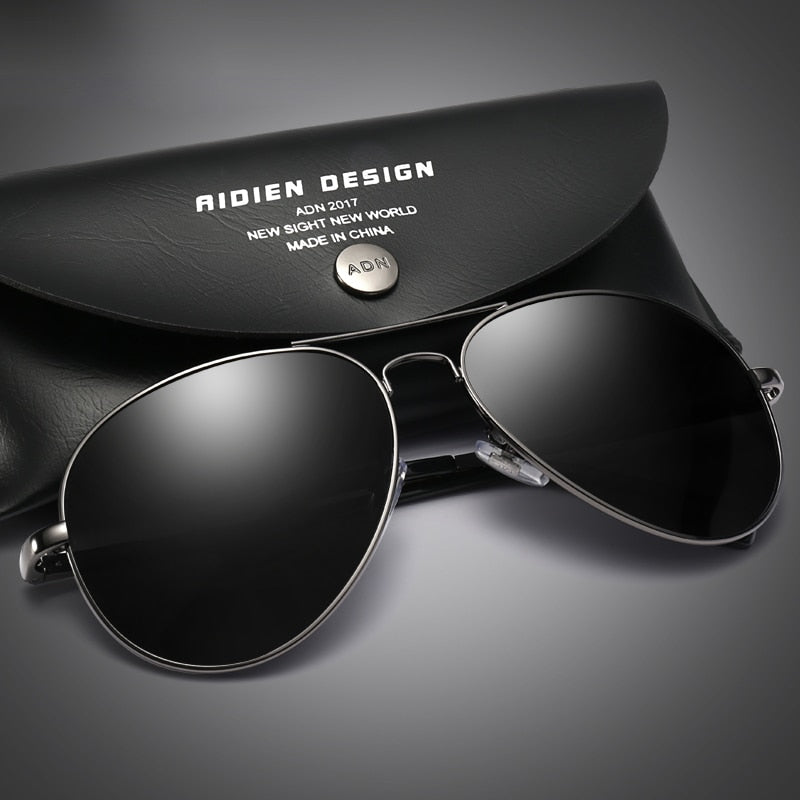 Aidien Unisex Full Rim Alloy Oval Myopic Reading Glasses Sunglasses 6606 - Stylish Prescription Eyewear for Reading & Outdoor Use