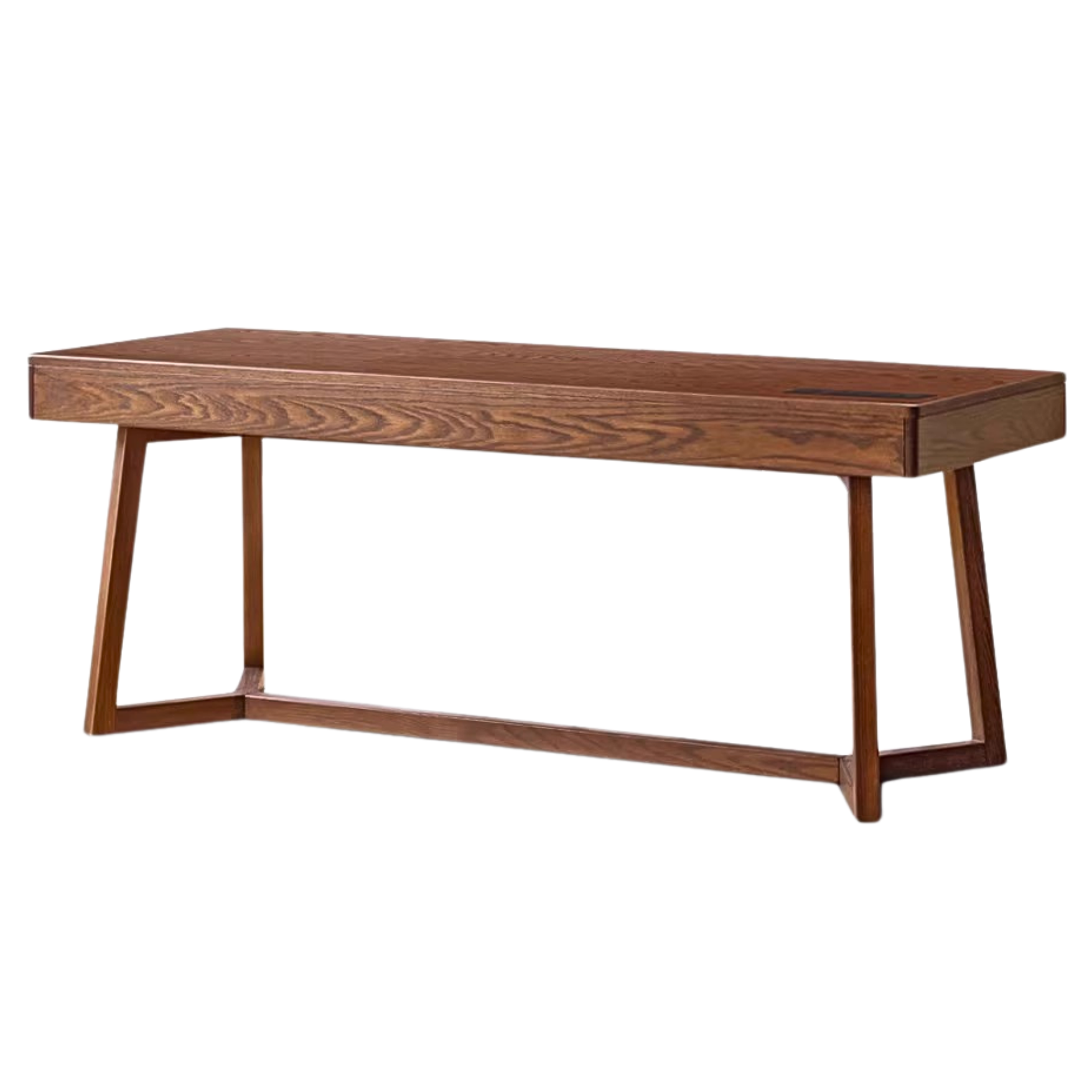 Premium Black Walnut & Oak Solid Wood Italian Modern Office Desk - Executive Home Office Furniture for Professionals & Remote Work