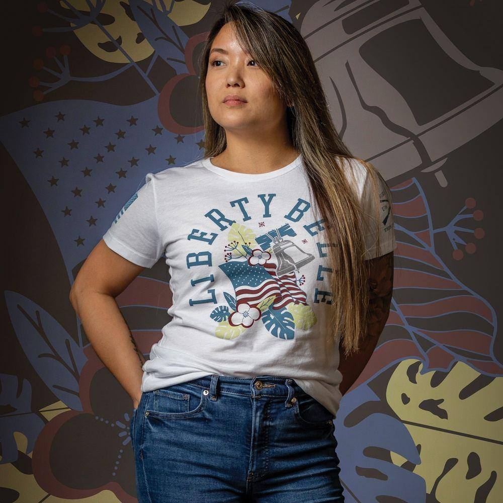 Liberty Belle Women's Slim Fit T-Shirt - White | Casual Wear, Everyday Comfort, Fashionable Tee for Outings & Relaxation