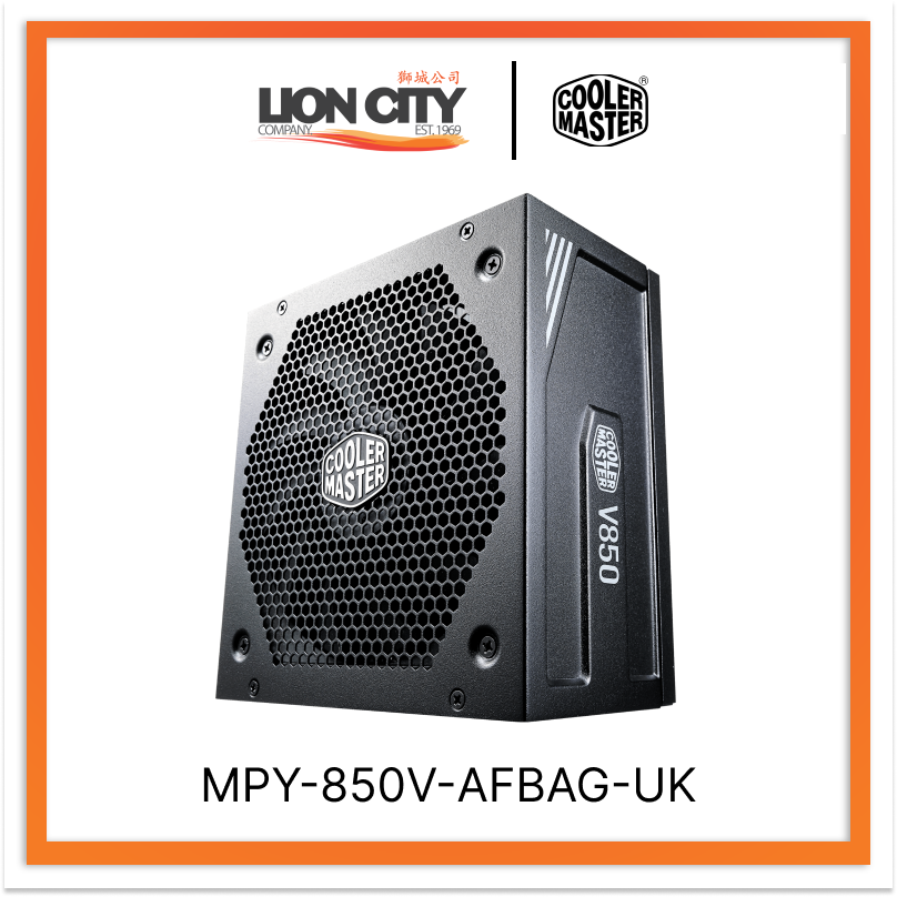 Cooler Master MPY-850V AFBAG UK V850 Gold V2 Full Modular Power Supply 850W 80 Plus Gold Certified (10 Year Warranty) - Ideal for Gaming PCs, Workstations, and High-Performance Builds