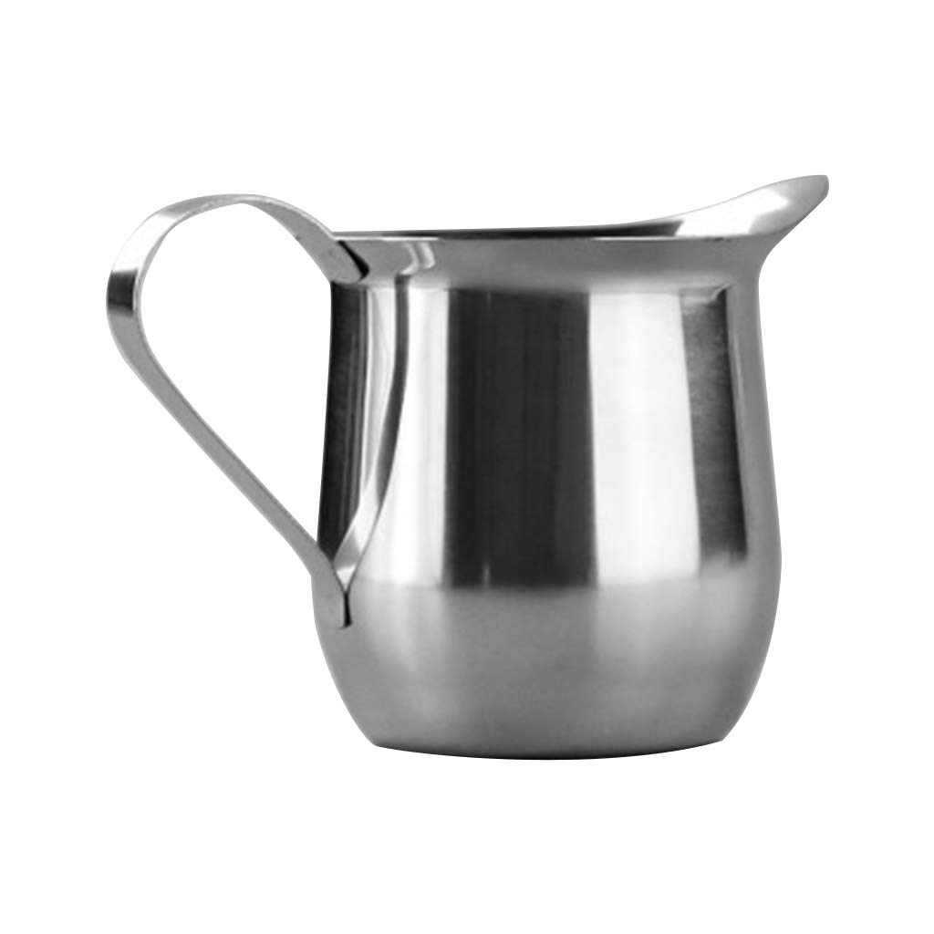 Premium Stainless Steel Milk Frother Pitcher - Barista Grade Coffee Latte Art Jug for Perfect Foam - Ideal for Home & Professional Use in Coffee Shops, Cafes & Kitchens