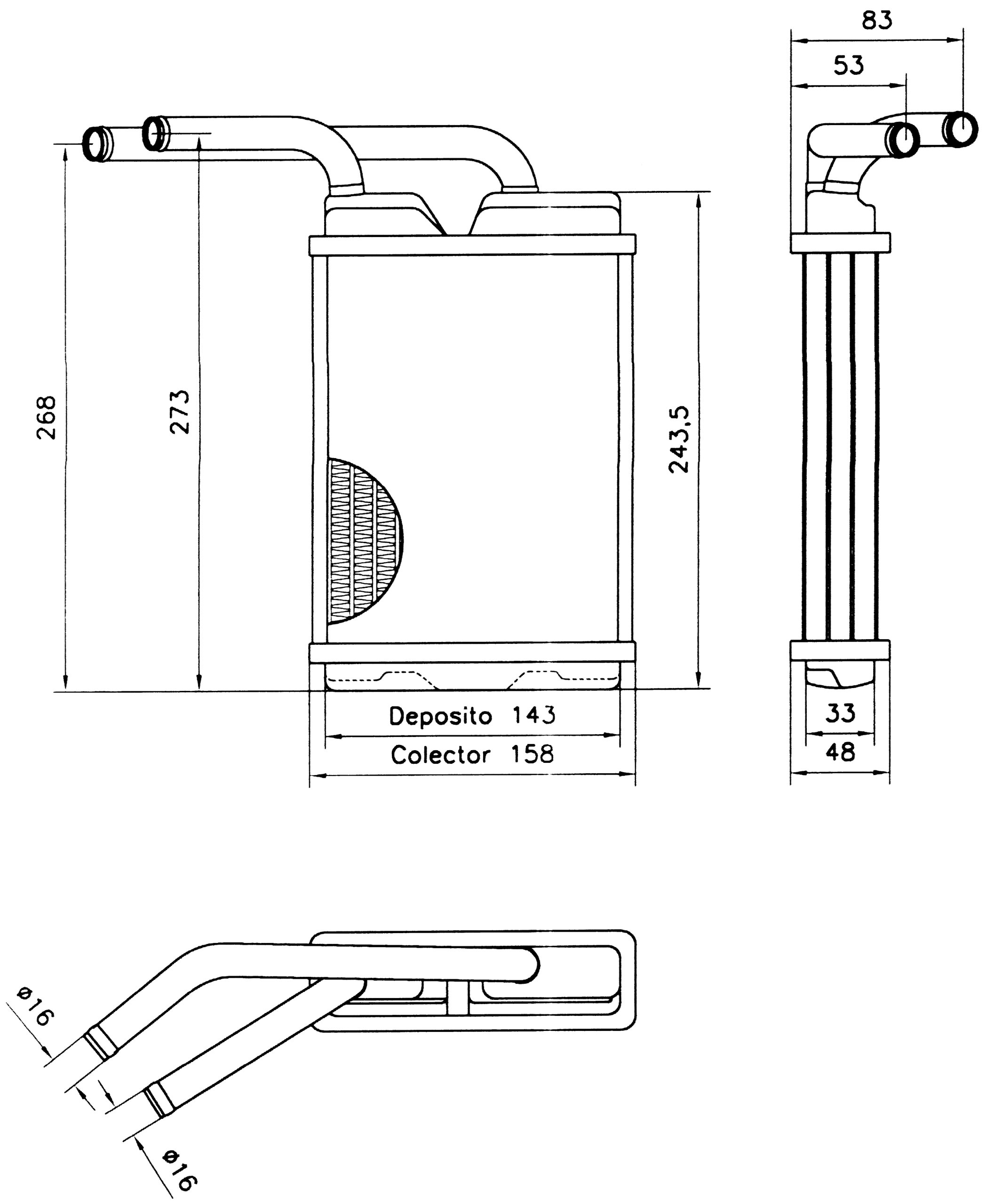 High Efficiency 52214 Heat Exchanger for Home Heating Systems - Perfect for HVAC, Radiators & Indoor Climate Control