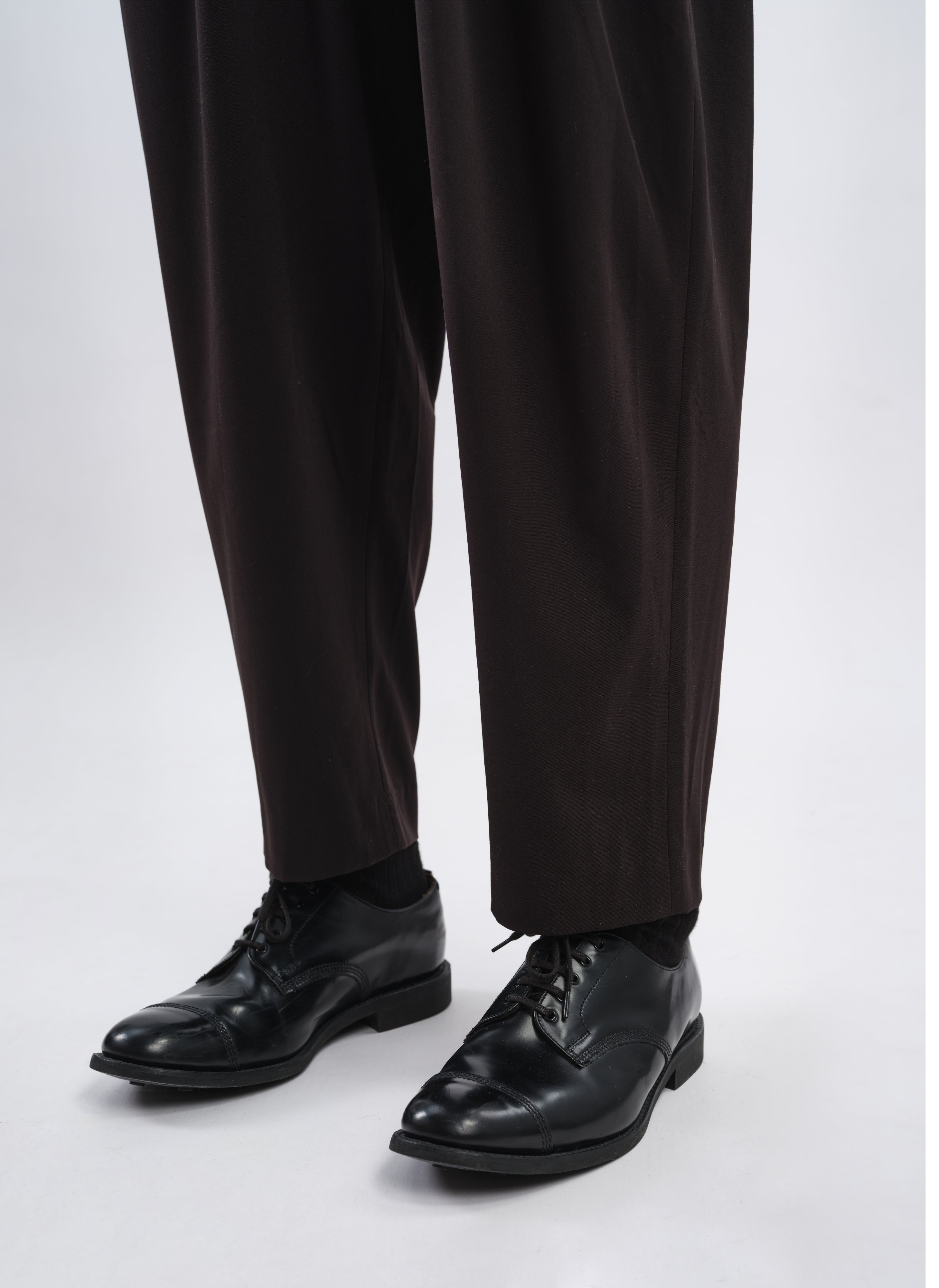 Tencil Cotton Polyester Spandex Wide Tapered Pants for Women - Comfortable Stretch Casual Trousers (Size 12) | Perfect for Work, Travel & Everyday Wear