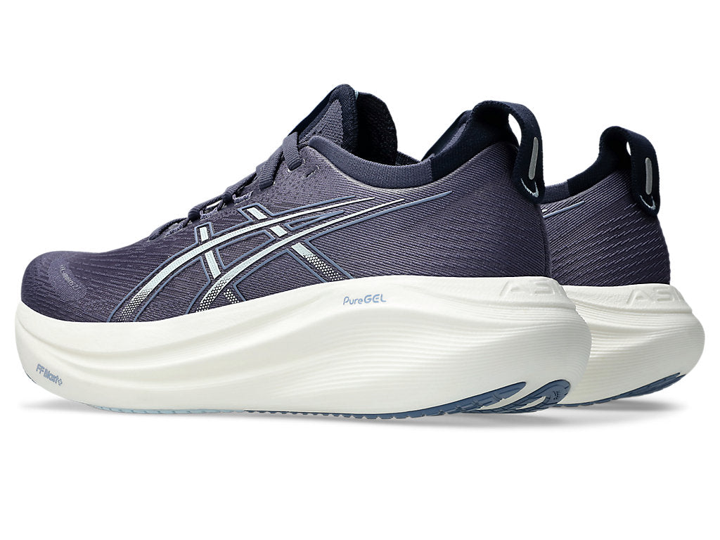 ASICS Women's Gel-Nimbus 27 Running Shoes - 500 Indigo Fog/Cool Grey - Lightweight Cushioned Sneakers for Jogging, Gym Workouts & Daily Walking