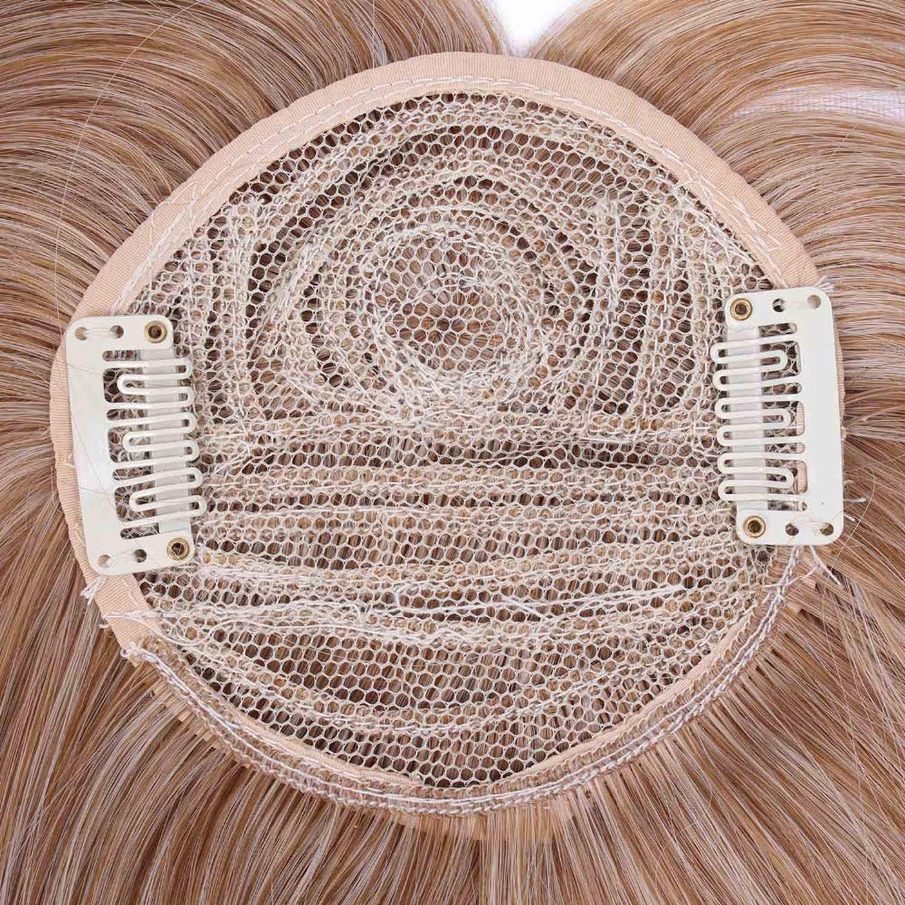 Women's Clip-In Straight Fake Bangs - High-Temperature Resistant Synthetic Hair Toupee Fringe (8 Inches, Color #4) | Perfect for Cosplay, Daily Styling & Hair Volume Enhancement