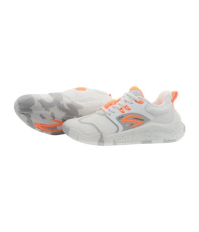 Azza Fencing Shoes Size 15/14 - White - Lightweight Durable Fencing Footwear for Training & Competition