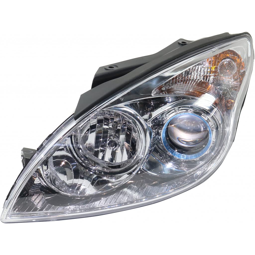 Hyundai Elantra 2010-2012 Headlight Assembly Driver Side - CAPA Certified Replacement for HY2502162 & HY2502162C | Perfect for Night Driving & Foggy Conditions