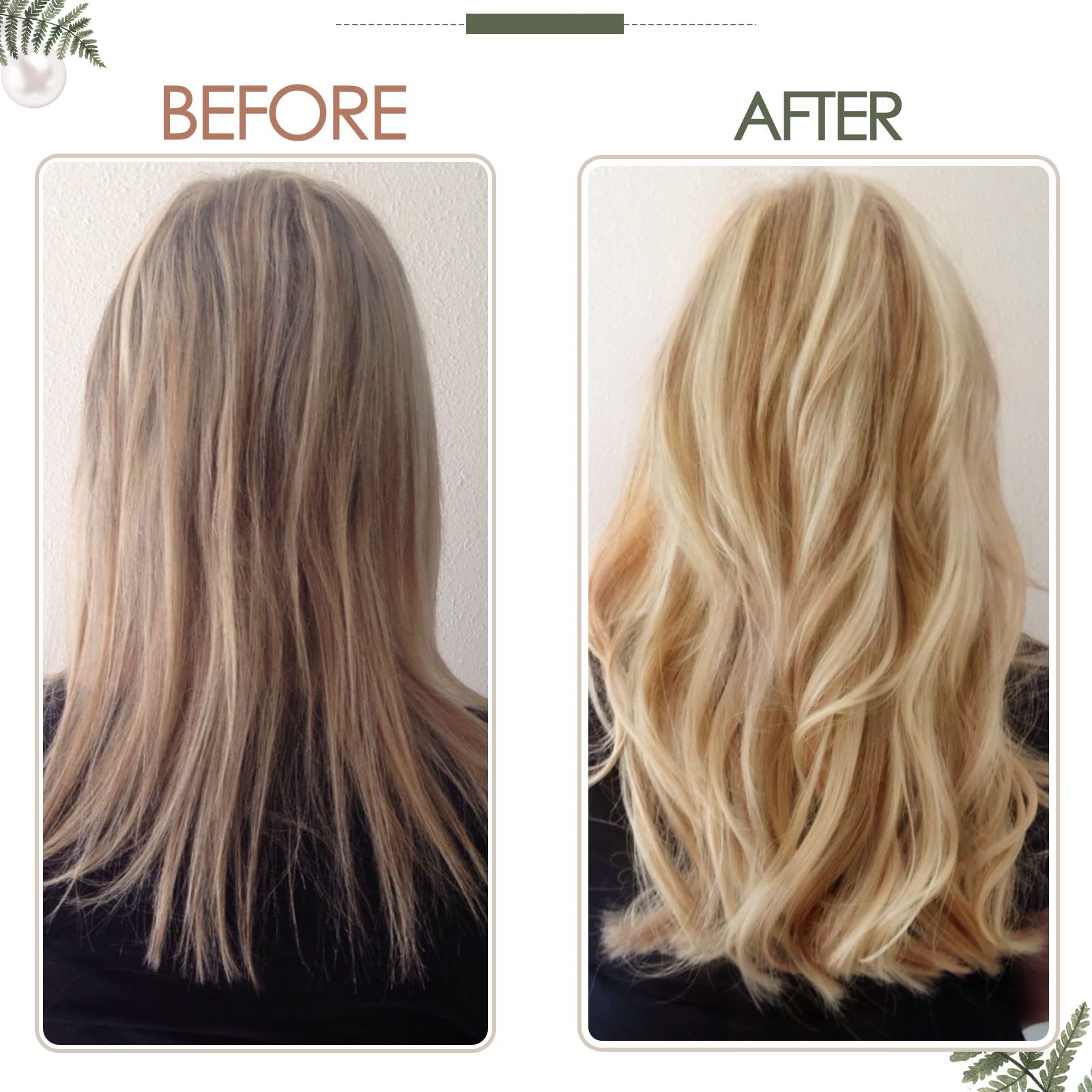 Dark Blonde to Golden Blonde Remy Human Hair Weft Extensions 14 Inch 100g - Premium Sew-in Hair Extensions for Full Head Volume | Perfect for Weddings, Parties & Daily Styling
