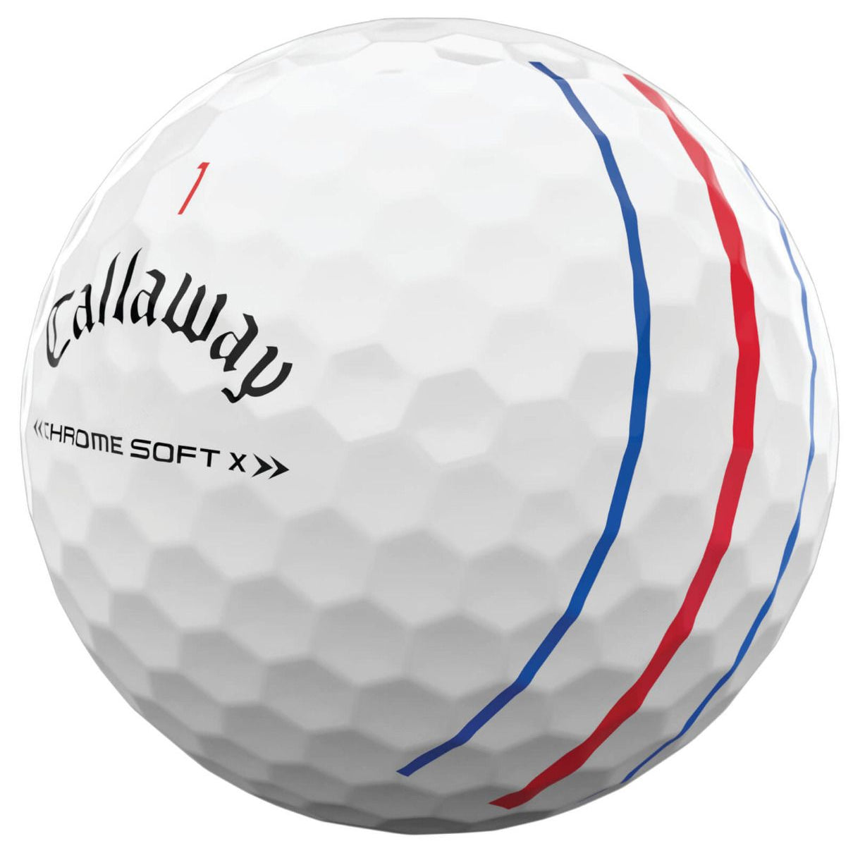 Callaway Chrome Soft X Golf Balls - Premium Tour Performance, Low Spin & High Trajectory (12 Pack/Dozen) | Perfect for Competitive Play & Long-Distance Shots