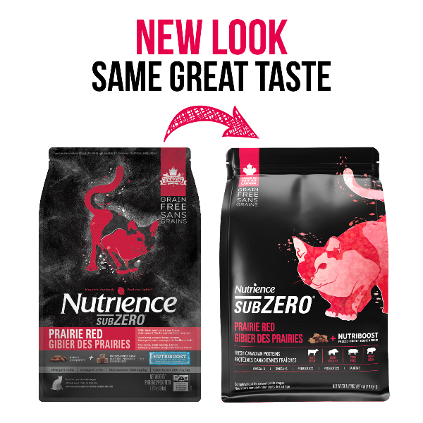 Nutrience SubZero Prairie Red High Protein Dry Cat Food - Grain-Free, Natural Ingredients for Adult Cats - Perfect for Indoor & Outdoor Felines