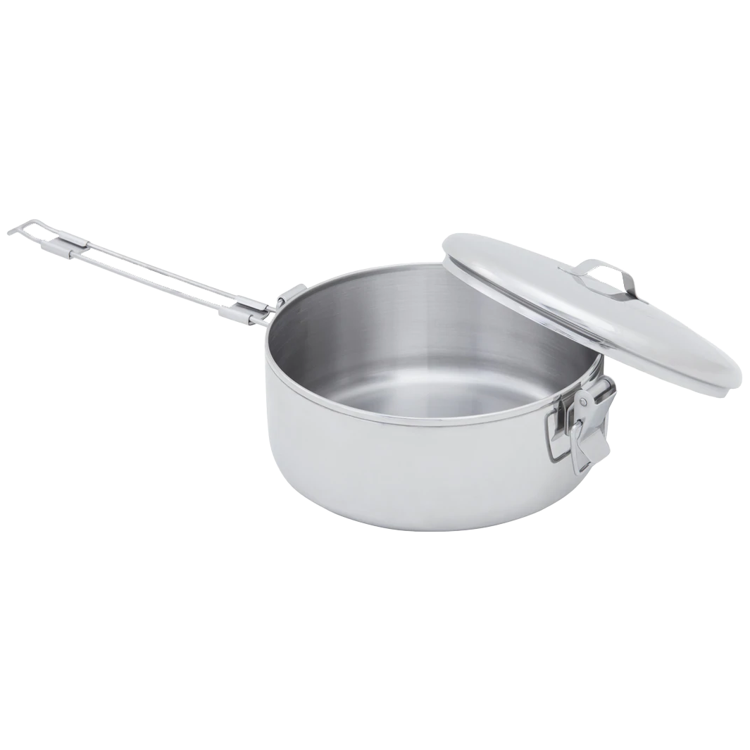 Alpine StowAway Pot 1.6L Lightweight Camping Cookware - Perfect for Backpacking, Hiking & Outdoor Adventures