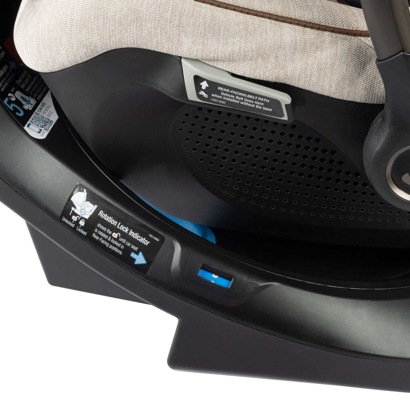 Maxi Cosi Peri 180 Infant Car Seat Base - Safe & Easy Installation for Newborns | Perfect for Travel & Daily Car Rides