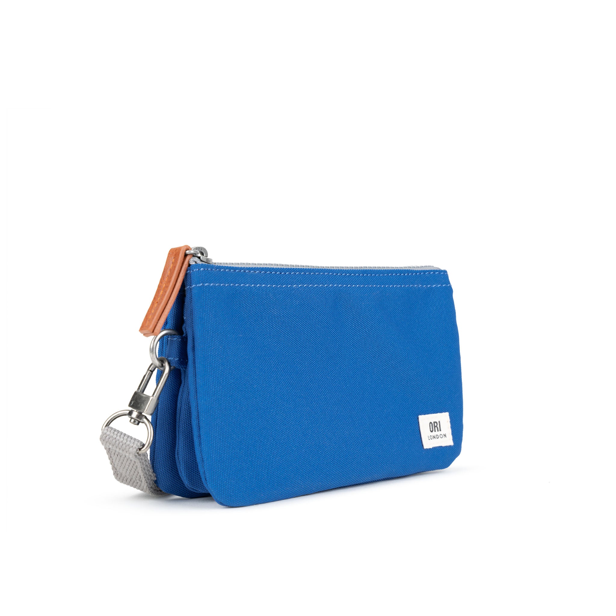 Carnaby Crossbody Bag with Adjustable Wrist Strap - Galactic Blue Recycled Canvas Eco-Friendly Purse for Women - Perfect for Travel, Shopping & Everyday Use