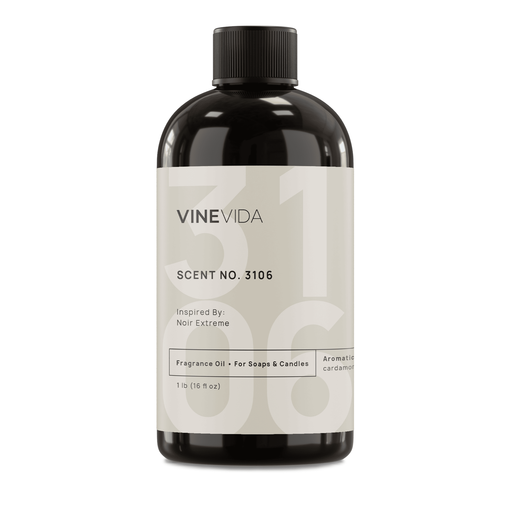 Premium No. 3106 Fragrance Oil for Soaps & Candles - Inspired by Tom Ford Noir Extreme | Long-Lasting Scent for DIY Home Fragrance, Bath & Body Products