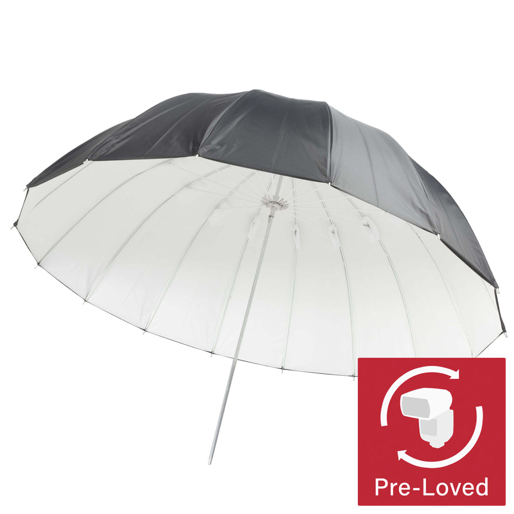 130cm Black/White Photography Studio Parabolic Reflective Umbrella - Professional Lighting Softbox for Portrait, Product & Fashion Photography