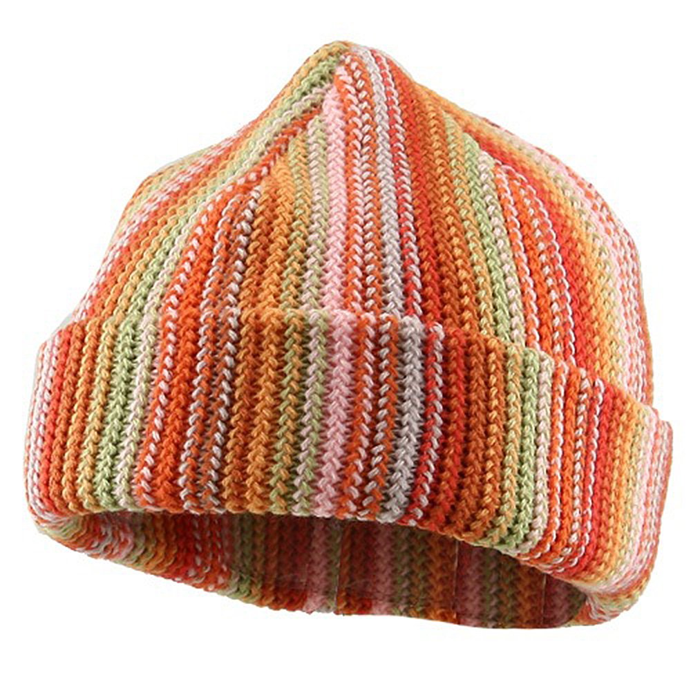 Crocheted Cuff Knit Beanie Hat for Women & Men - Winter Warm Slouchy Beanie - Cozy Handmade Crochet Hat for Cold Weather, Outdoor Activities & Casual Wear