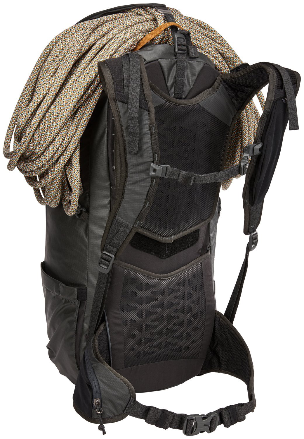 Thule Stir 35L Men's Hiking Backpack - Lightweight & Water-Resistant Daypack for Outdoor Adventures (Obsidian Gray) - Perfect for Camping, Trekking & Travel