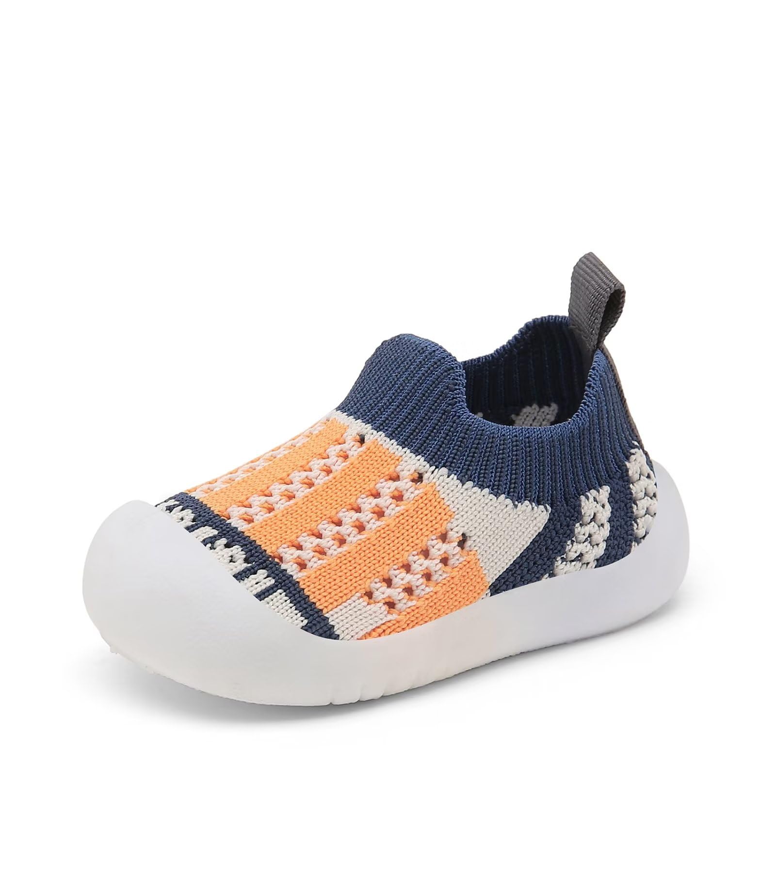 Non-Slip Baby Walking Shoes for Boys & Girls - Soft Toddler Sock Sneakers (Sizes 6-24 Months) | Perfect for First Steps, Indoor Play & Daycare