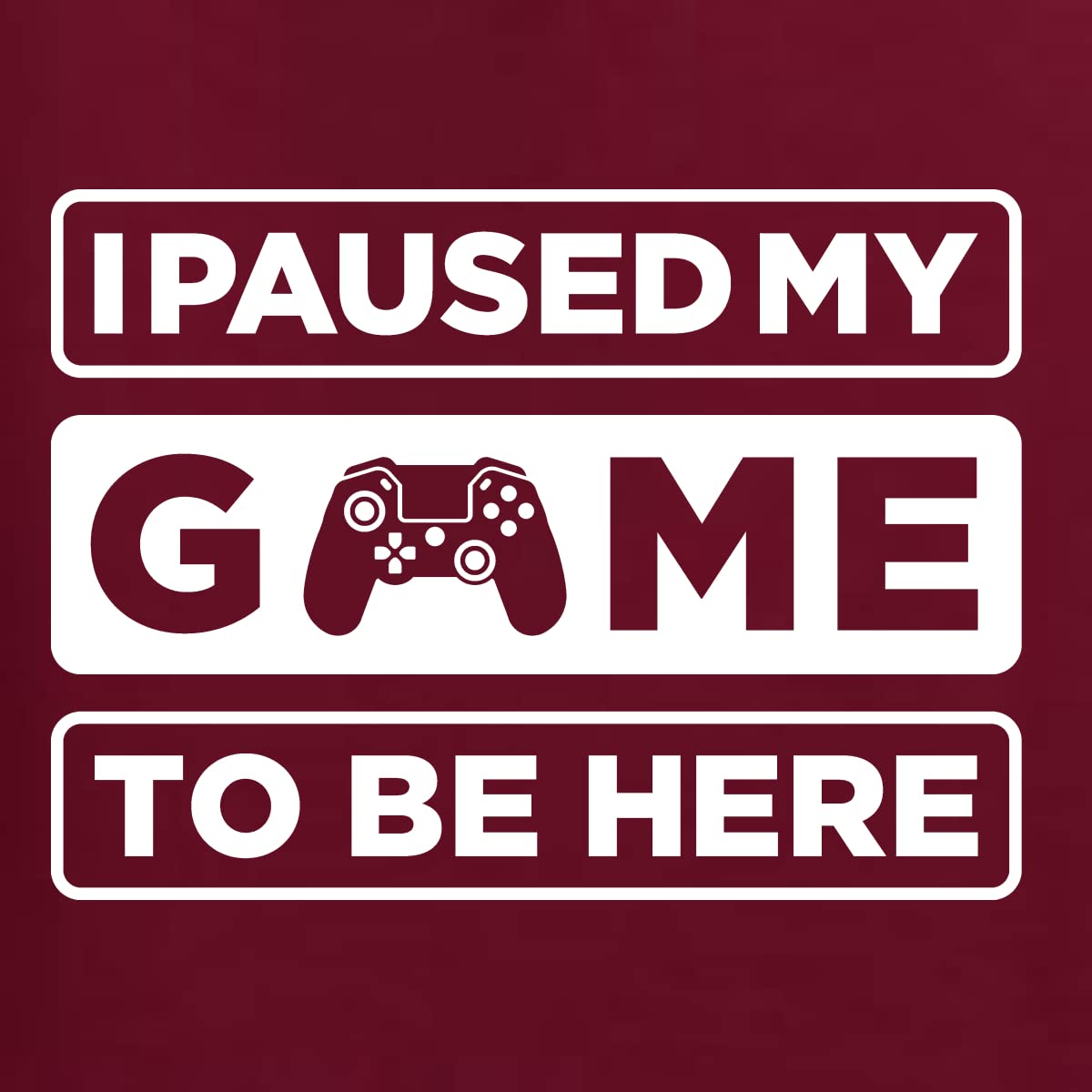I Paused My Game to Be Here