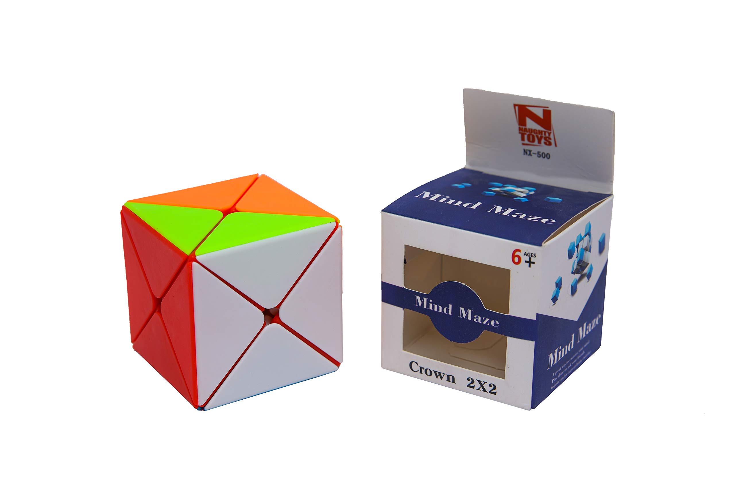 Vivir Smooth Stickerless High Speed Cube 3x3 Puzzle Toy for Kids & Adults - Fast Turning Magic Cube for Beginners & Professionals - Perfect for Stress Relief, Brain Training & STEM Learning (Axis X)