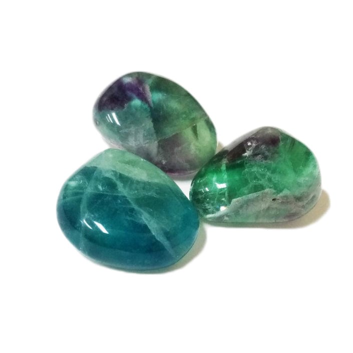 Fluorite Tumbled Pocket Stone - Natural Healing Crystal for Meditation, Stress Relief & Energy Balancing | Perfect for Home Decor, Office Desk & Spiritual Practice