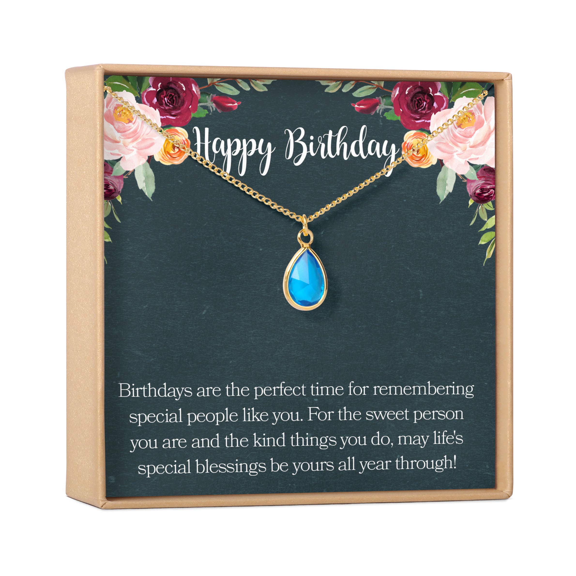 Dear Ava Infinity Birthday Necklace for Women - Sterling Silver Jewelry Gift Set with Heartfelt Card | Perfect Birthday Present for Her, Girlfriend, Wife or Daughter | Elegant Pendant Necklace for Anniversary, Valentine's Day & Special Occasions | 2023 Collection