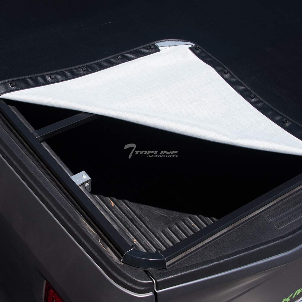 1995-2004 Toyota Tacoma & 1989-1994 Pickup 6ft Short Bed Snap-On Vinyl Tonneau Cover - Waterproof Truck Bed Cover for Cargo Protection & Improved Fuel Efficiency | Perfect for Camping, Road Trips & Hauling Gear