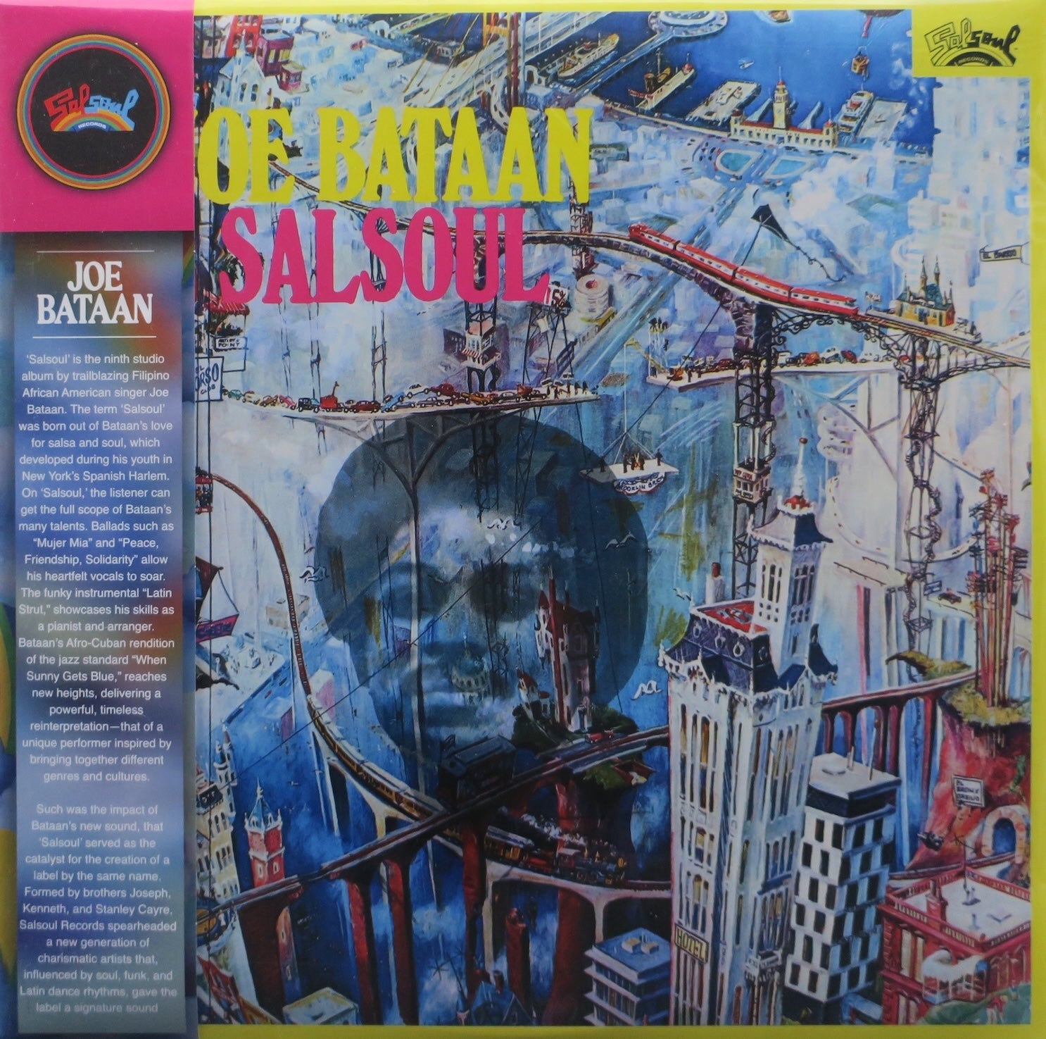JOE BATAAN 'Salsoul' PINK Vinyl LP - 1973 Latin Jazz Funk Record - Limited Edition Collector's Item - Perfect for Music Lovers & Vinyl Enthusiasts - Great for Home Listening, Parties & DJ Sets