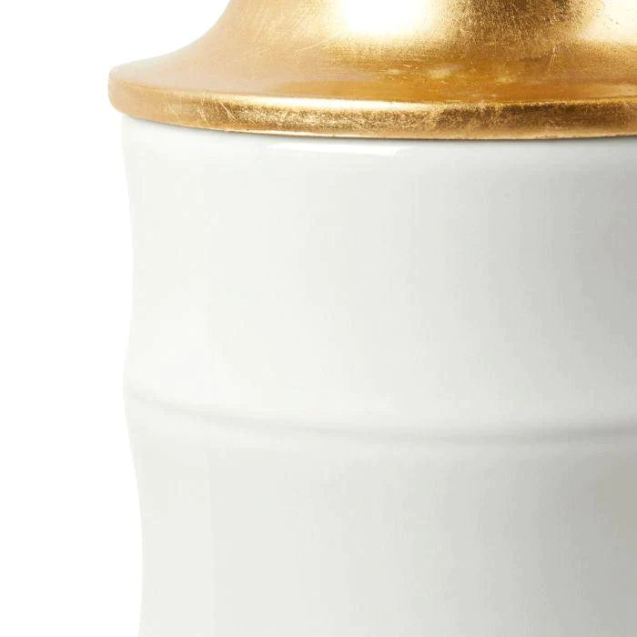 Elegant White Saigon Glazed Porcelain Table Lamp Base - Modern Home Decor for Living Room, Bedroom & Office Lighting