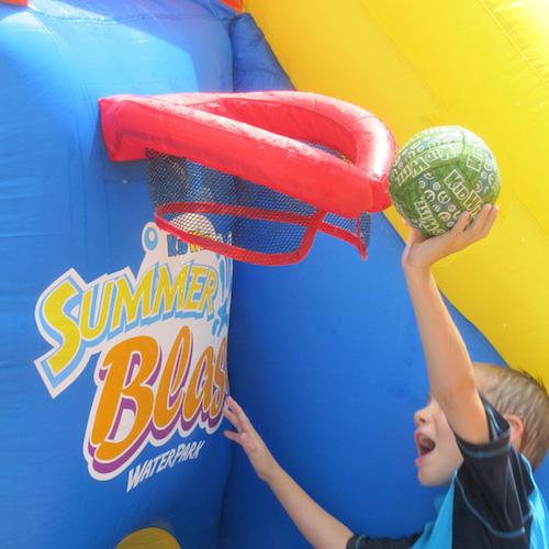 KidWise Summer Blast Waterpark - Inflatable Kids Water Slide for Backyard Fun, Outdoor Pool Party & Summer Activities | Perfect for Birthday Parties, Family Gatherings & Backyard Play