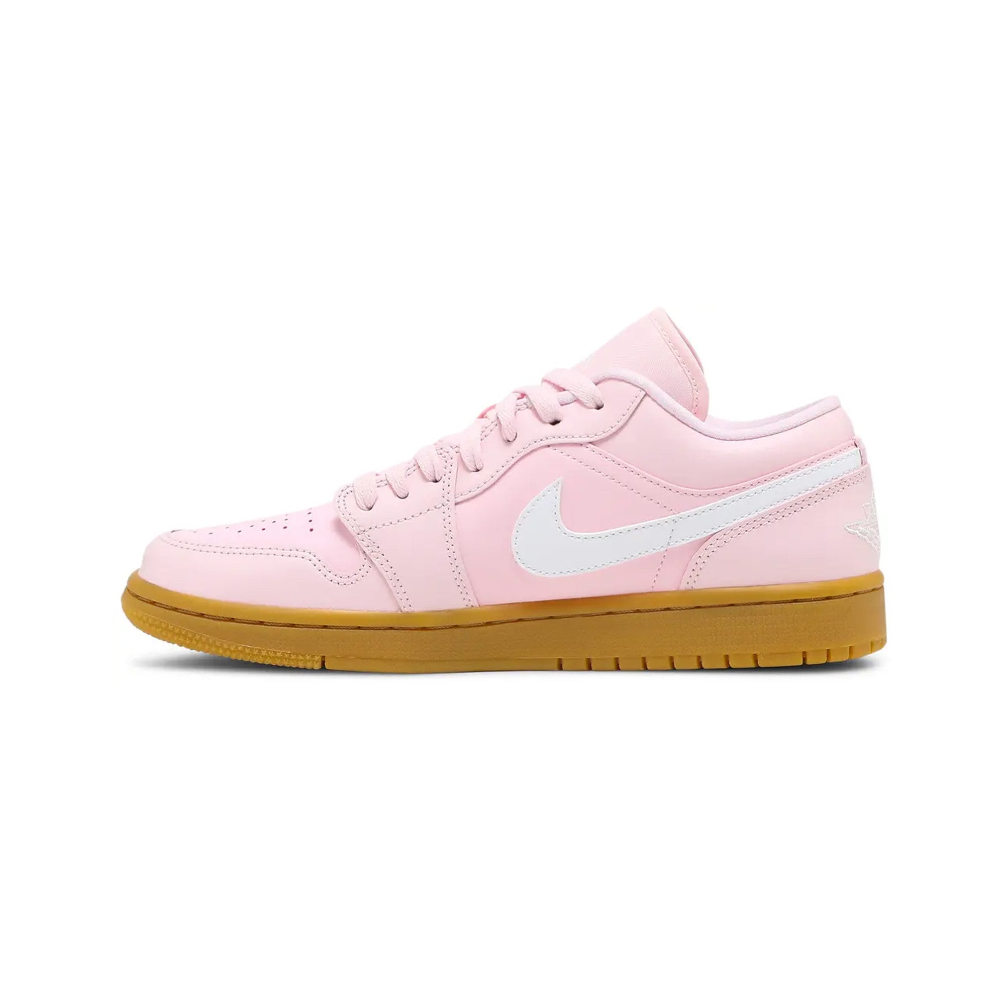 Air Jordan 1 Low 'Arctic Pink Gum' Women's Sneakers - Stylish Pink & White Basketball Shoes for Casual Wear, Gym & Street Fashion